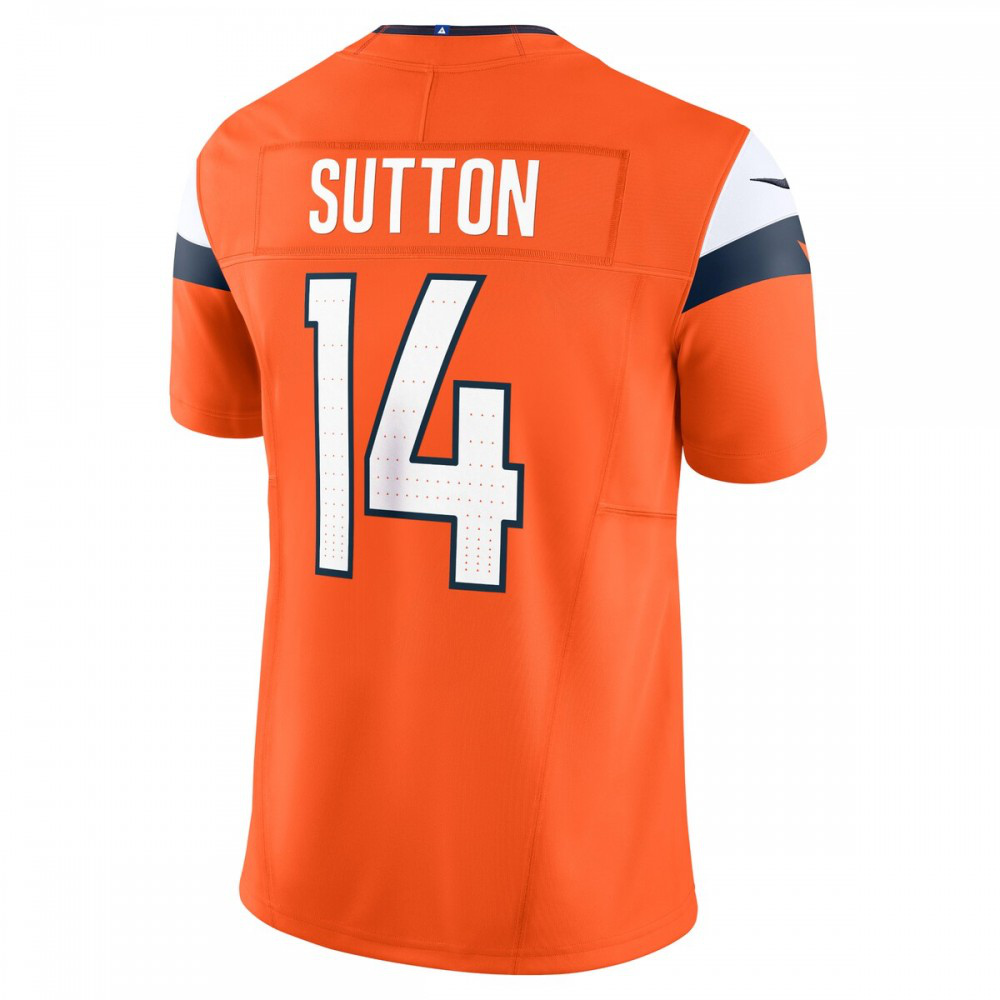 Courtland Sutton Denver Broncos Nike Mile High Collection Vapor F.U.S.E. Limited Jersey - Orange-Profan Arena